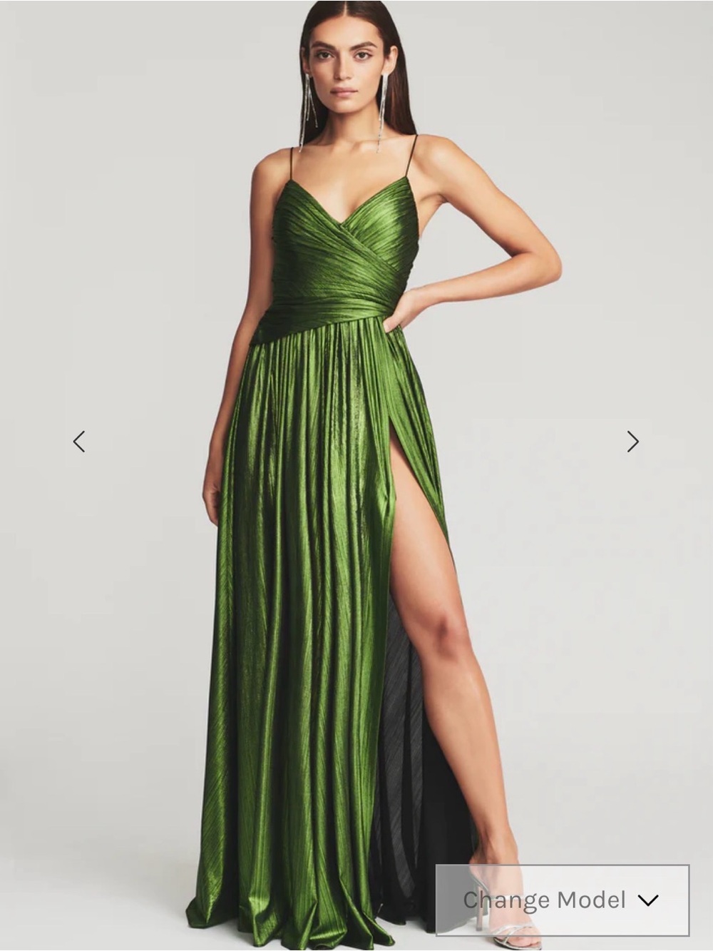 Retrofete Doss Dress in Lime - Picture 2 of 7